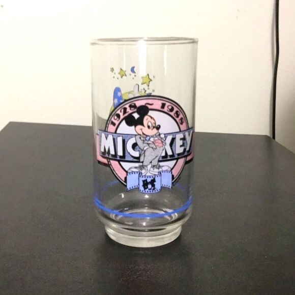 Disney Other - 1988 Disney Mickey Mouse Glass